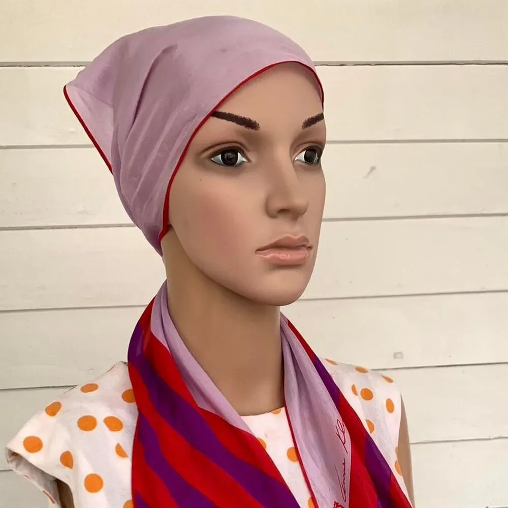 Anne Klein Red and Purple Scarf Wrap - Picture 5 of 6